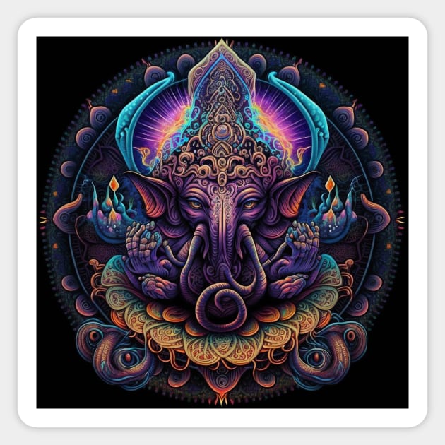 Elephant God Sticker by taoistviking